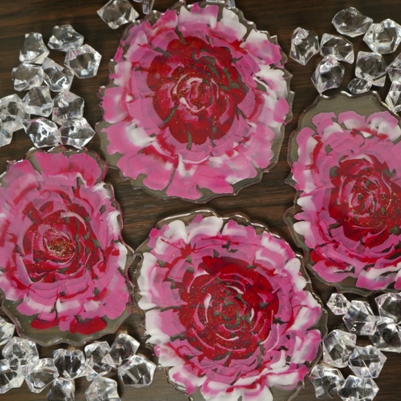 Rose Coasters - Picture 4 of 9